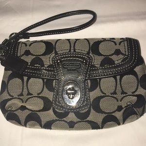 Signature Coach Wristlet
